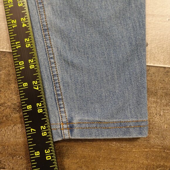 Hue Essential Denim Leggings Women's Large Blue stretchy Mid Rise - Picture 5 of 11